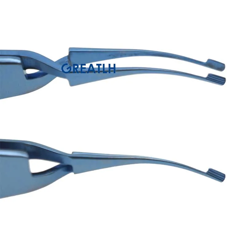 Nucleus Fragment Forcep Titanium Alloy Nucleus Removal Forceps Ophthalmic Surgical Instrument