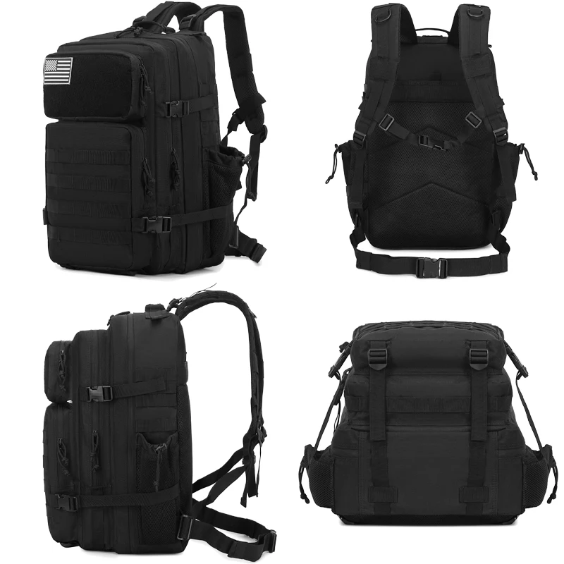 Mochila deportiva para hombre y mujer, bolsa impermeable de 45l para exteriores, senderismo, portátil, 3 días