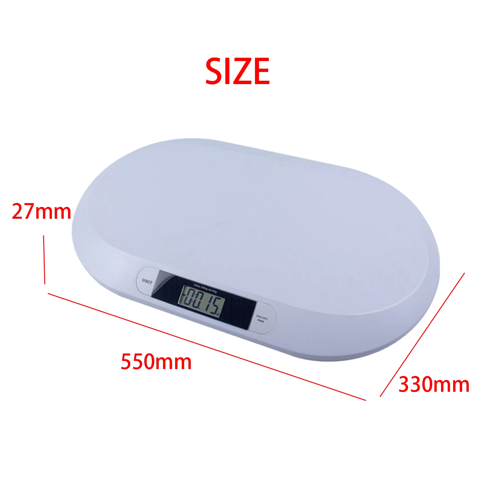 20kg Multifunction Health Scale LCD Screen Digital Weight Scale Electronic Newborn Weight Balance High Precision Measurement