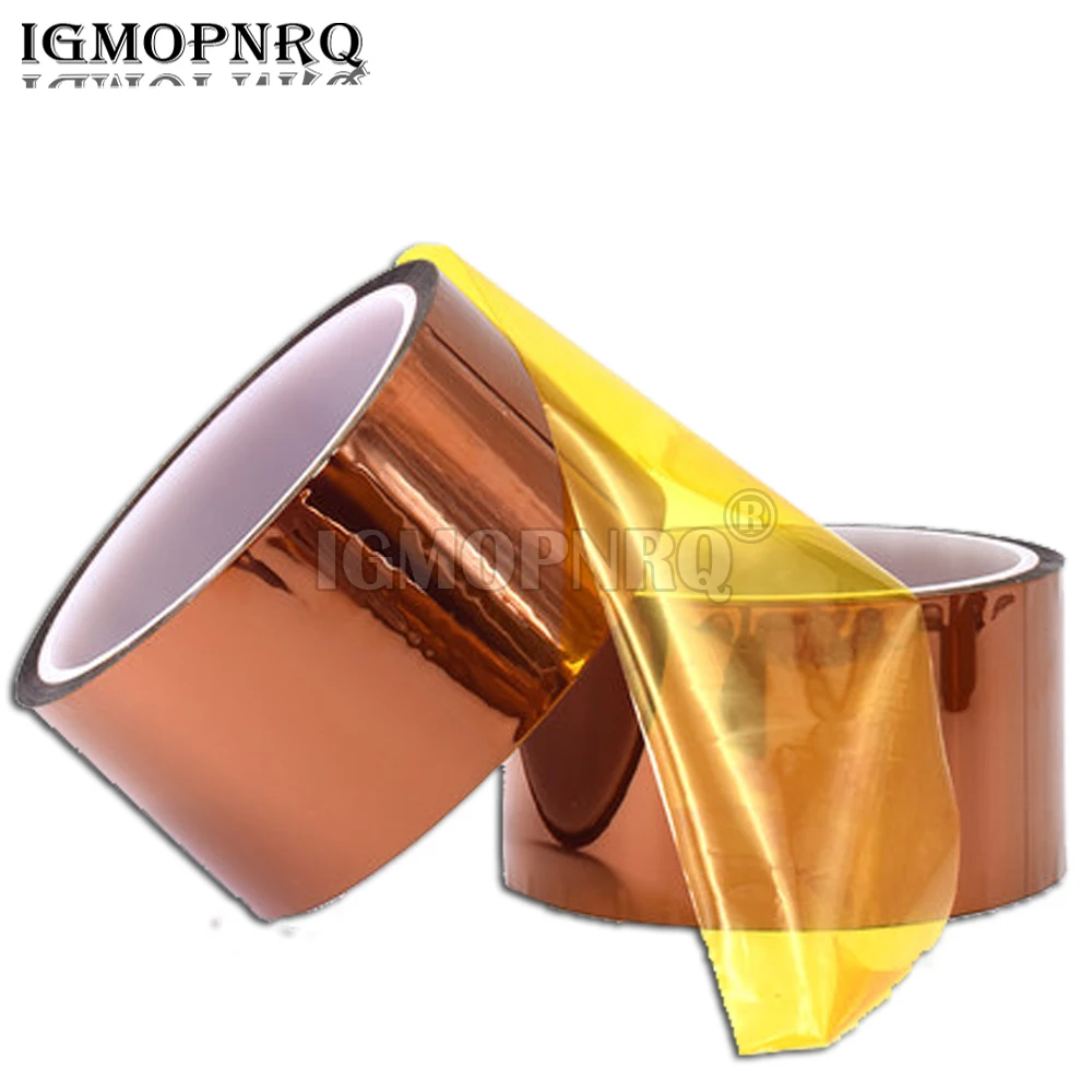 33meter x 5-50mm High Temperature Polyimide Tape Heat Resistant Insulation Polyimide Film Adhesive Tape 3D printertape 15mm 20mm