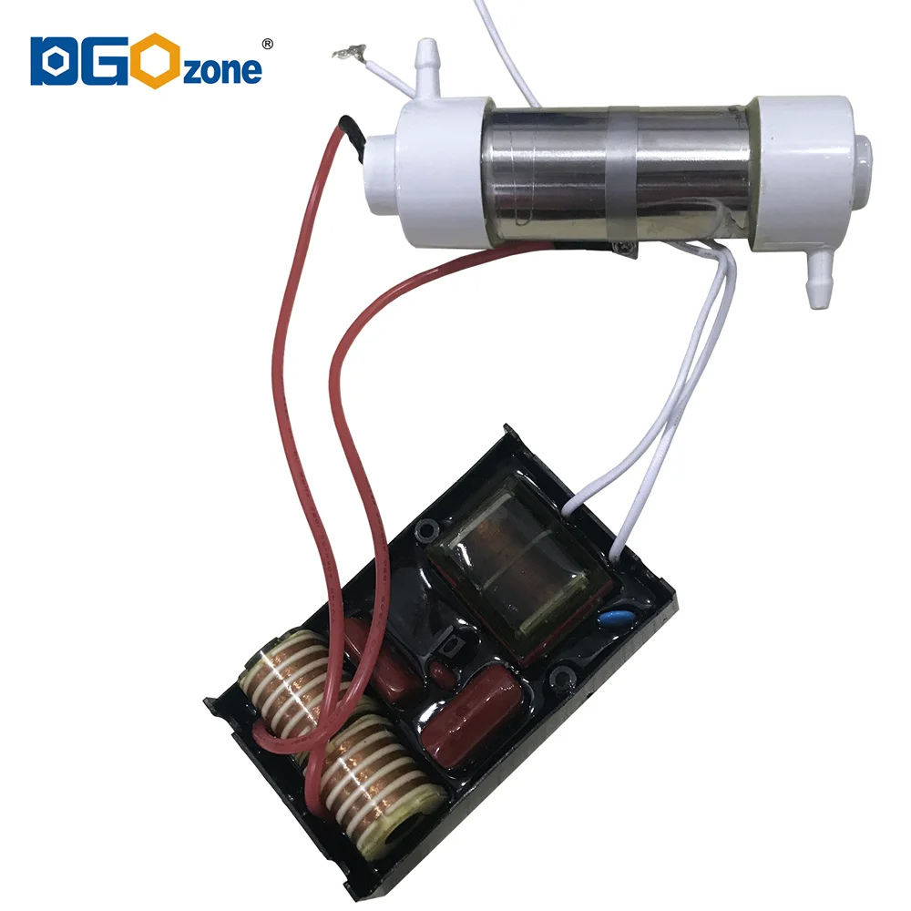 1G/H Quartz Tube Ozone Generator for Air and Water Purifying SPA Ozonizer Sterilize O3 Reactor Ozonio  KHT-1GQA1/A2