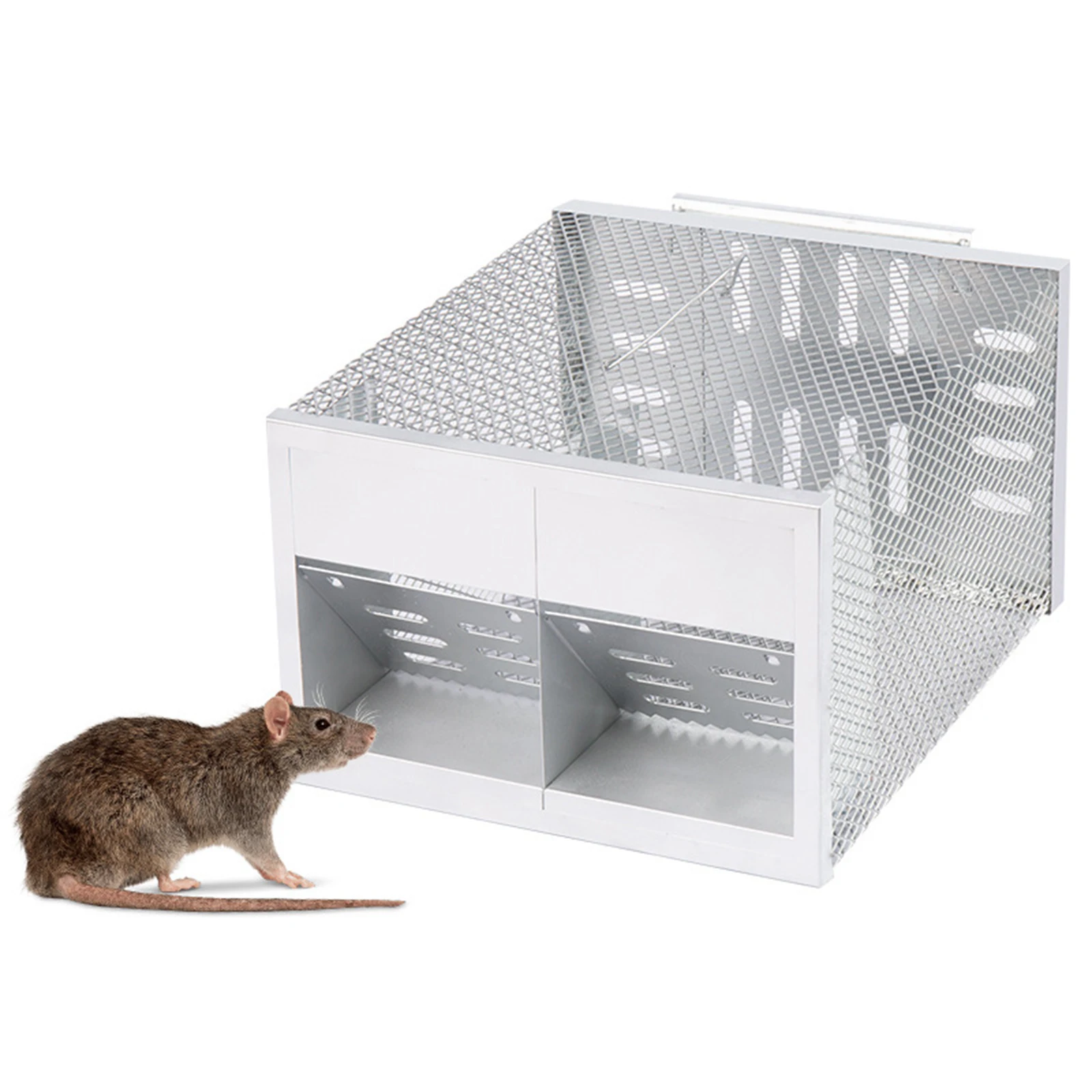 Mouse Traps Automatic Continuous Cycle Mice Trap Mouse Catcher Reusable Safe & Efficient Rat Traps Vole Mice Catcher Rat Catchi