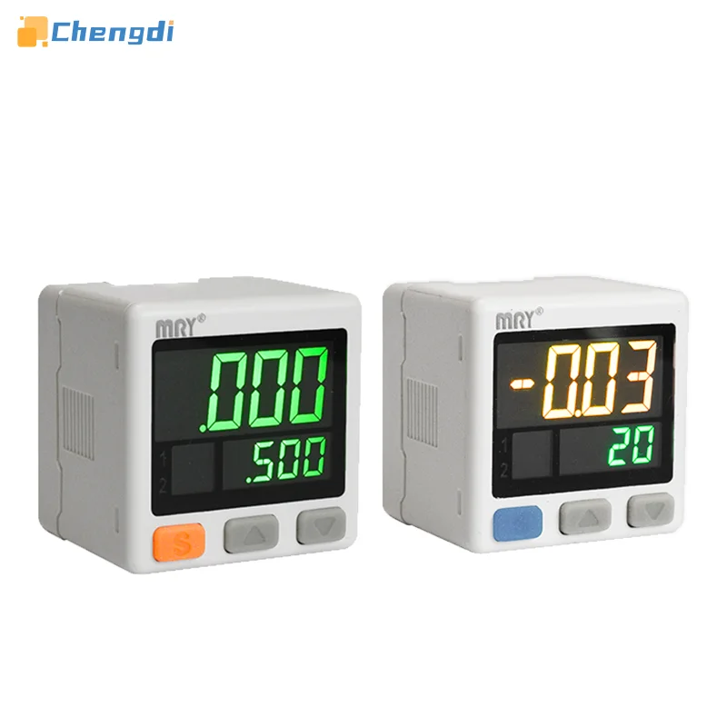 Factory Outlet Pressure Switch Digital Display Pressure Gauge High Precision Vacuum Pressure Pneumatic RS485 Pressure Switch