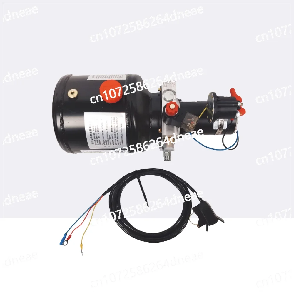 12V 24V 48V 60V 72V 800W 1200W Unidirectional Hydraulic Power Unit, Electric Three-wheel, Fuel Motorcycle Modified Dump Bucket