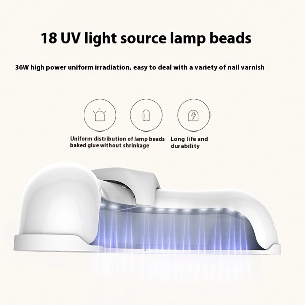 

УФ LED-лампа для лечения грибка ногтей 370нм 400нм, профессиональный аппарат для полимеризации гель-лаков для рук и ног