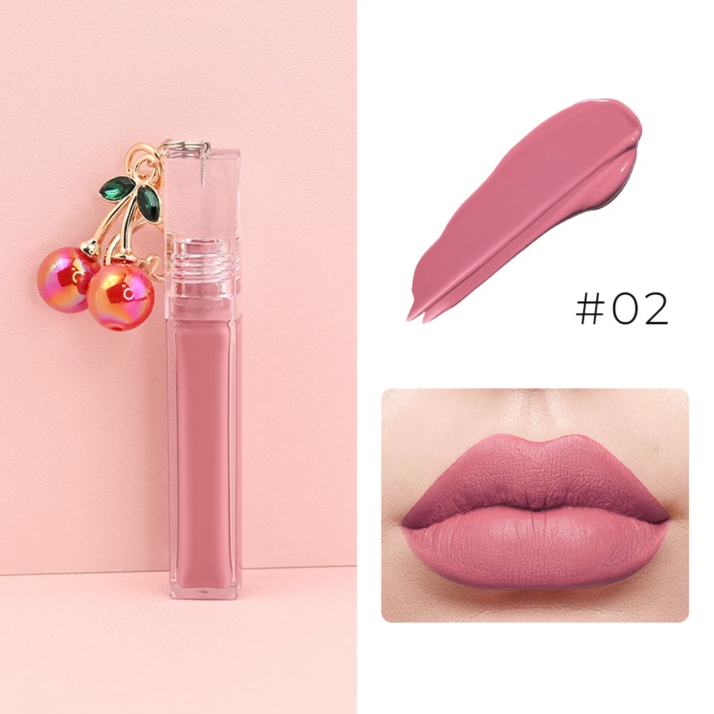 DIY Charm Velvet Matte Liquid Lip Gloss Private Label Custom Logo Vegan Makeup Cosmetics Wholesale Supplier