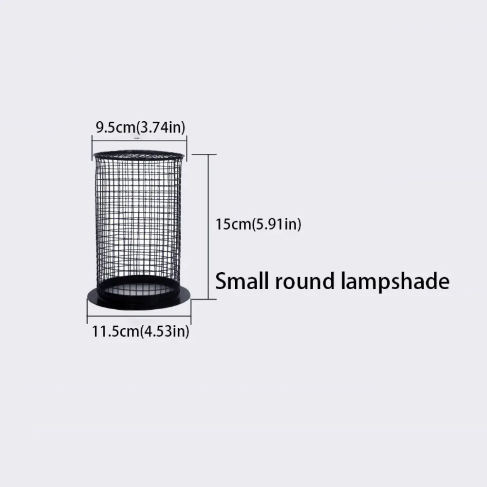 

Metal Mesh Heater Guard Iron Mesh Cover Round and Square Shape Heating Bulb Lamp Enclosure 4 Screws Cylinder and Square