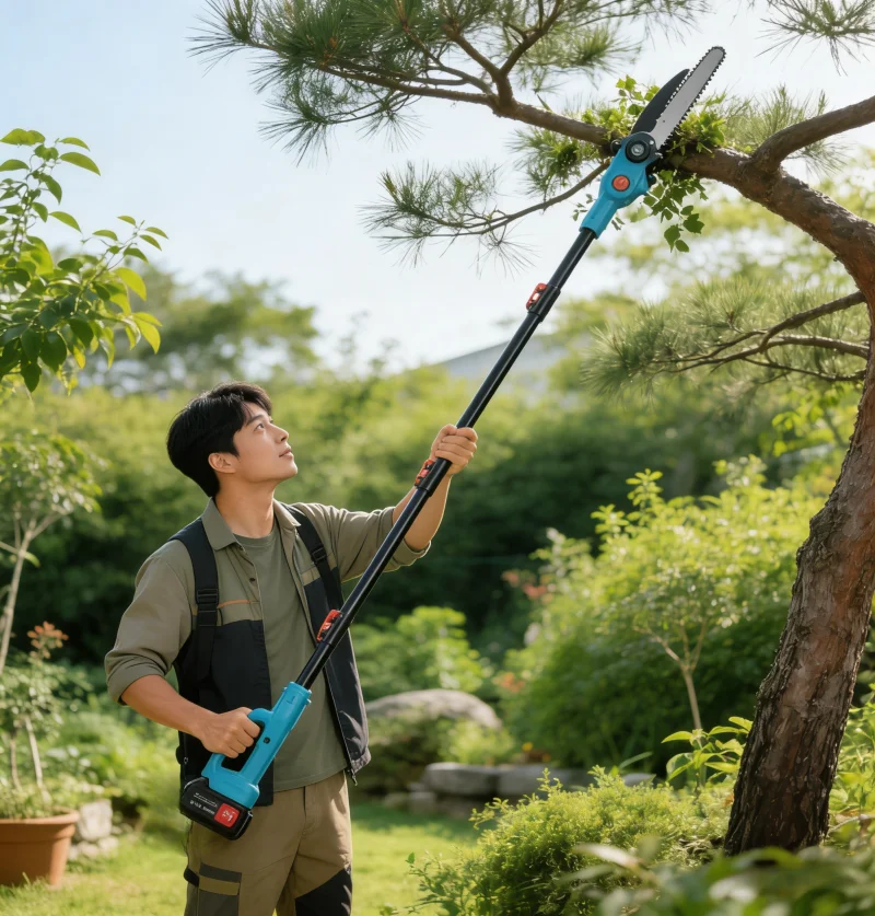 

Electric High Branch Saw Pruning Shears Gartenwerkzeug Podadora Eléctrica Telescópica Motosierra Telescópica Batería 전동 고지톱