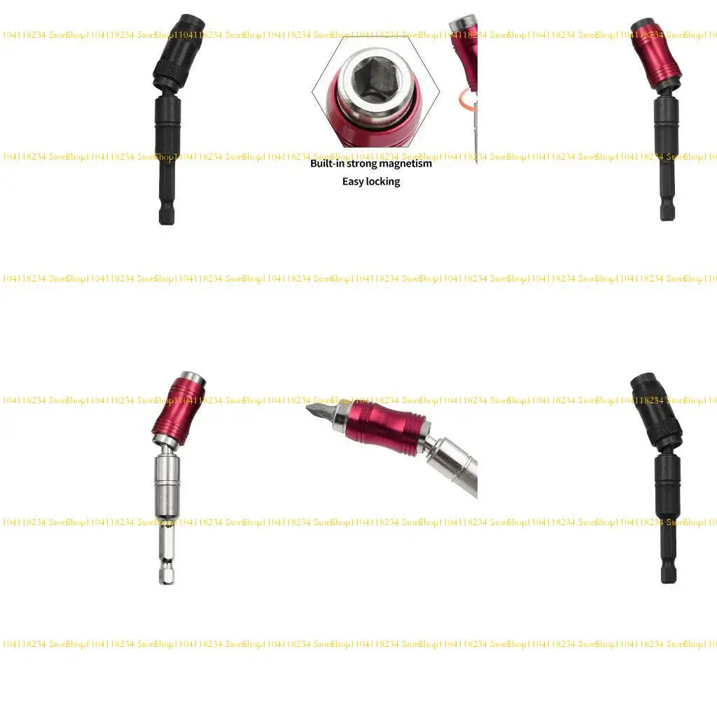 P9FB Hex Shank Quick Release Self Locking Drill Extension Rod 1/4inch Magnetic Bit Holder Rod for Efficient Work 35NM