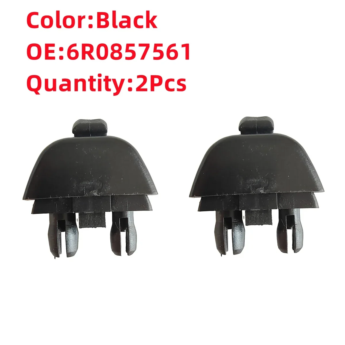 2pcs Black Gray Beige Sun Visor Support Retainer Clip Hook For VW Polo Passat Up Skoda Citigo Rapid Seat MII 6R0857561 6RD857561