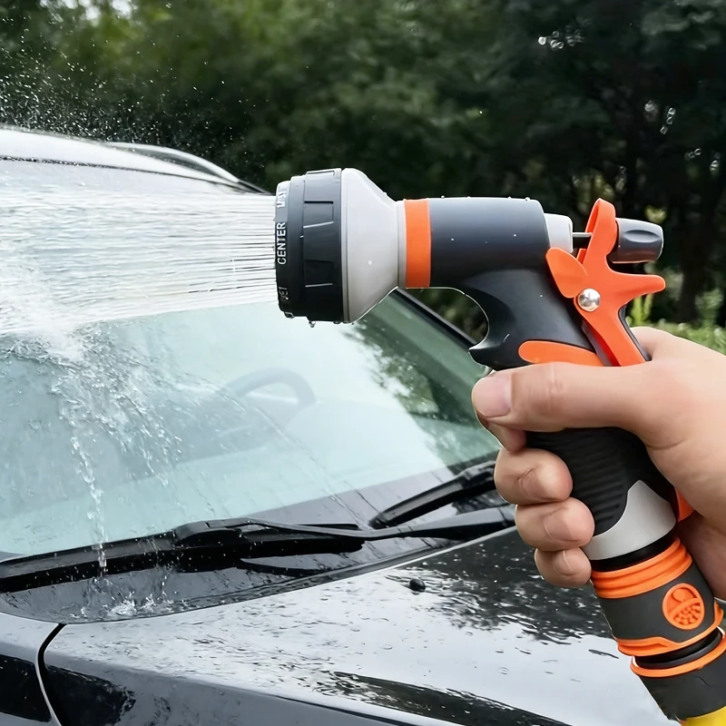 

Многофункциональная насадка для садового шланга, садовый распылитель, регулируемый пистолет для мойки автомобилей, прочный и нержавеющий пистолет для мойки автомобилей.