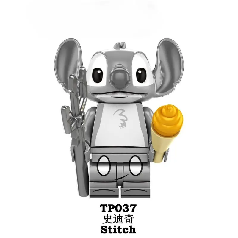 Disney Stitch & Angel Building Block Figures TP1005, Including Stitch, Angel, Collectible Toy Models for Fans