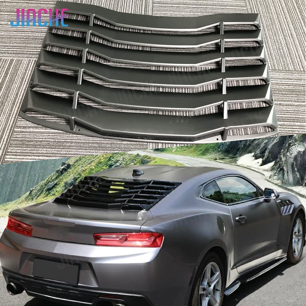 

Глянцевые черные чехлы на заднее боковое окно автомобиля, боди для Chevrolet Camaro 2016 2017 2018 2019, детали для тюнинга автомобилей