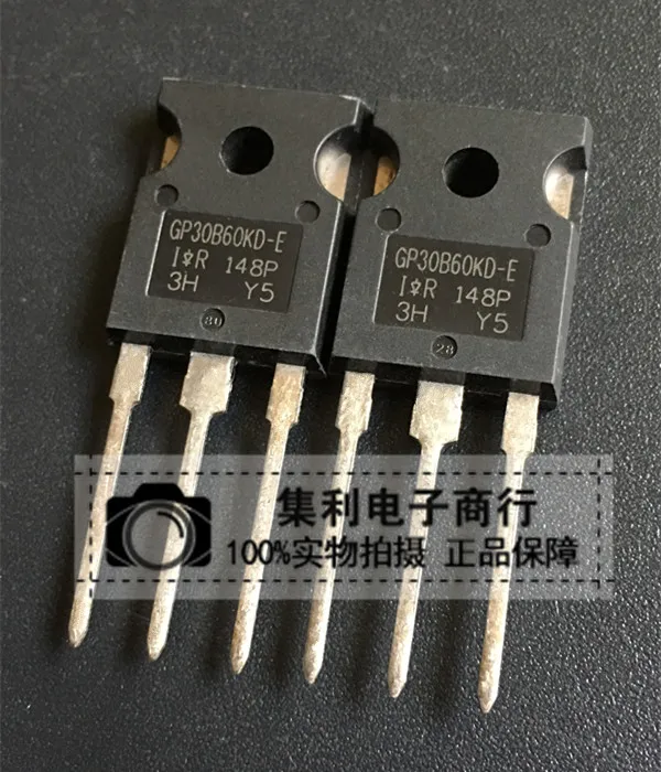 10PCS/Lot GP30B60KD-E IRGP30B60KD-E  TO-247 600V 30A New And Imported Orginial Fast Shipping In Stock