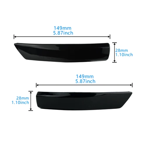 Imagen 2 del producto ANGRONG-Indicador de espejo retrovisor LED dinámico, luz de señal de giro, apto para Ford Focus MK 2 3 2008-2017 y Mondeo MK4 Facelift 2010-2014