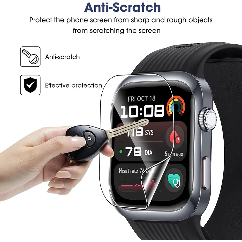 3pcs TPU Hydrogel Films for Huawei Watch D2 Smartwatch Full Coverage Protection Film Screen Protector Guard Accessories