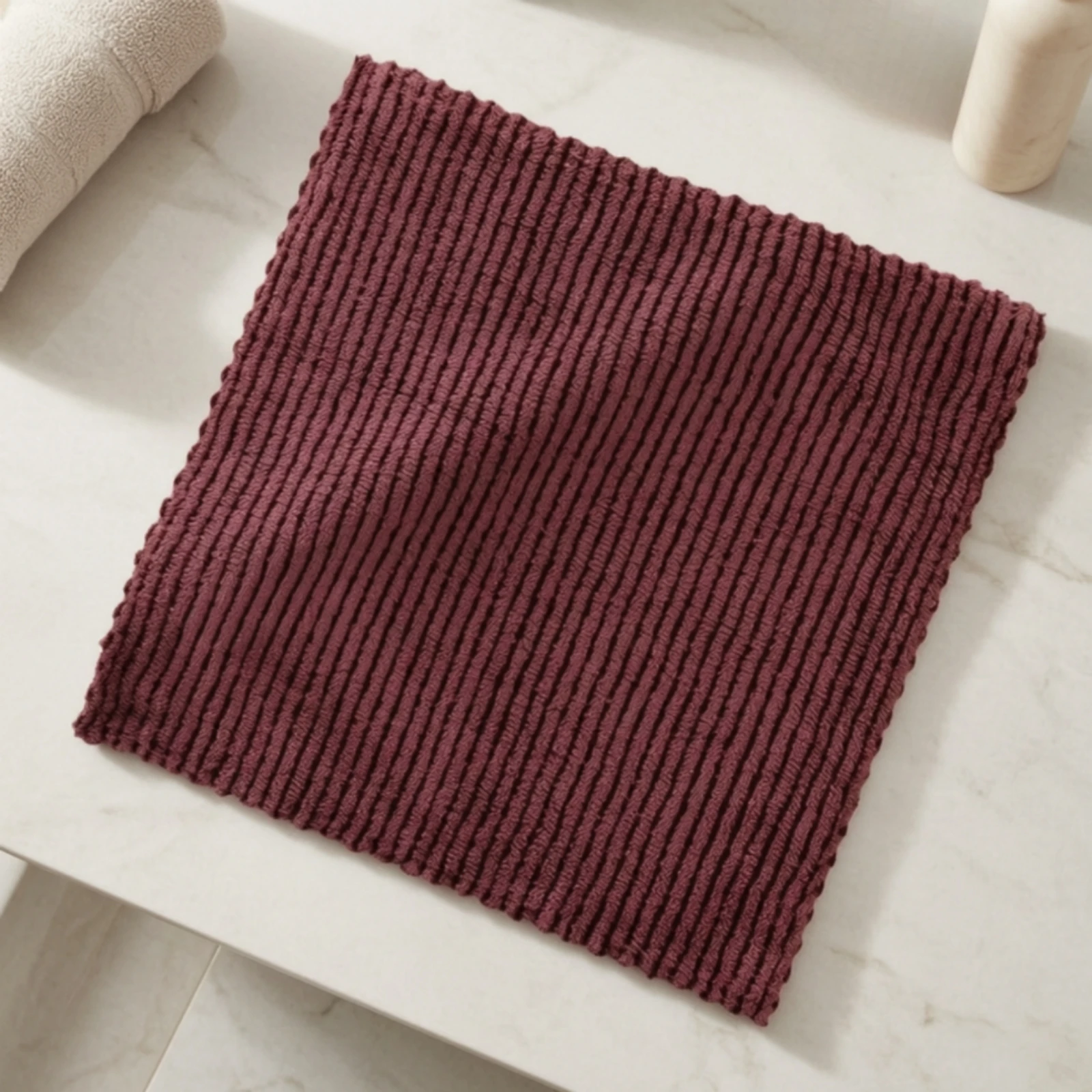 Coral-Fleece Hand Towel Reusable Square Coral-Fleece Towel Kitchen Cleaning Rags Long-Lasting Dishwashing Cloths Soft