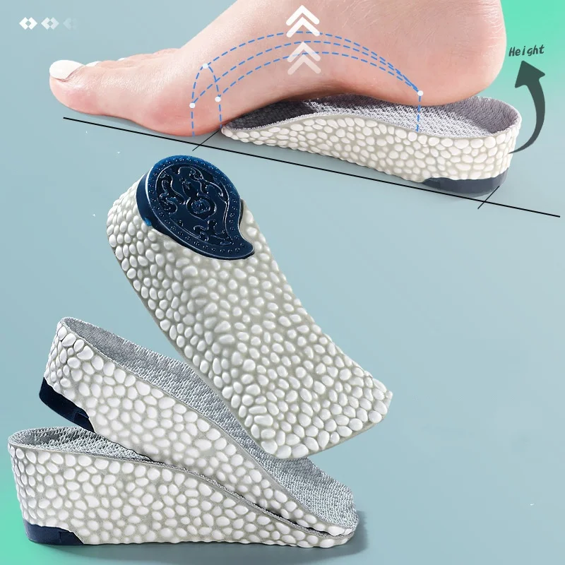 

Popcorn Insole Height-increasing Insoles For Men Women Shock-absorbing Arch Support Invisible Height-increasing Pads