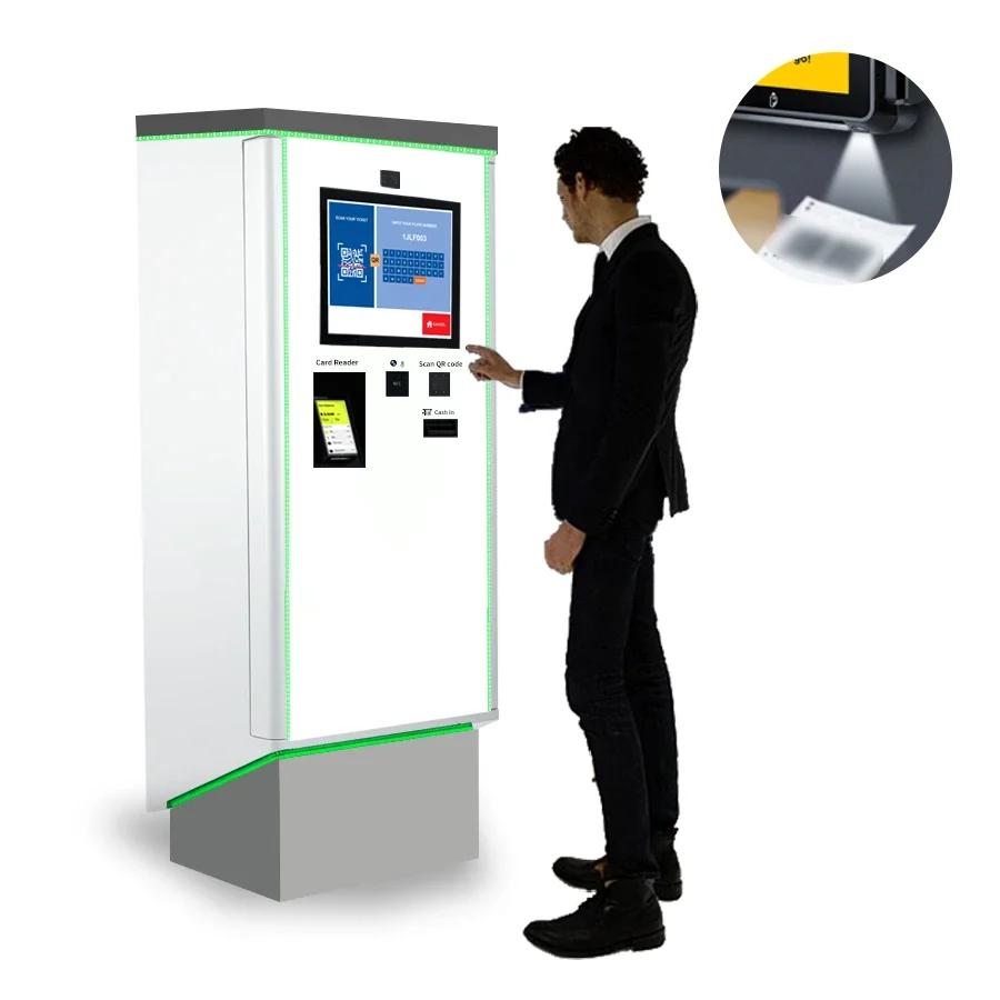 Singapore Parking System Parking Management System Exit Access Control 24hour parking boom gate Car fee payment machine