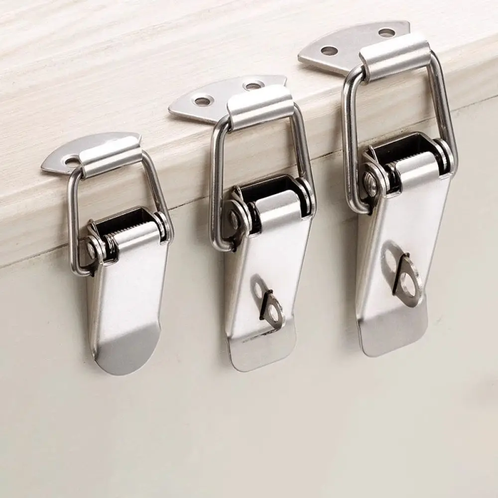 Durable Stainless Steel Toggle Clamp For Tool Box Trunk Chest Case Lock Catch Hardware Fitting Secure Fastening Mechanism