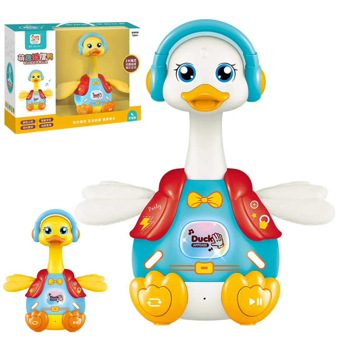 

Electric intelligent early education rocking duck story machine 800-1 tongue learning baby music early childhood education child