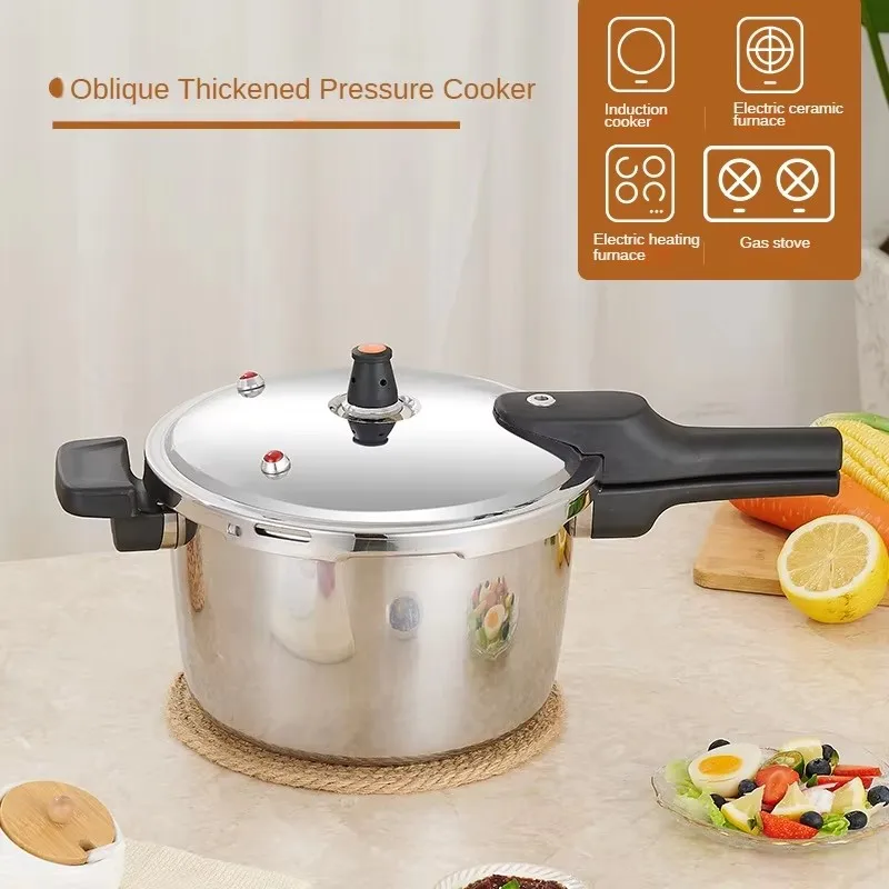 Barton 6Qt Pressure Canner w/Release Valve Aluminum Canning Cooker Pot Stove Top Instant Fast Cooking