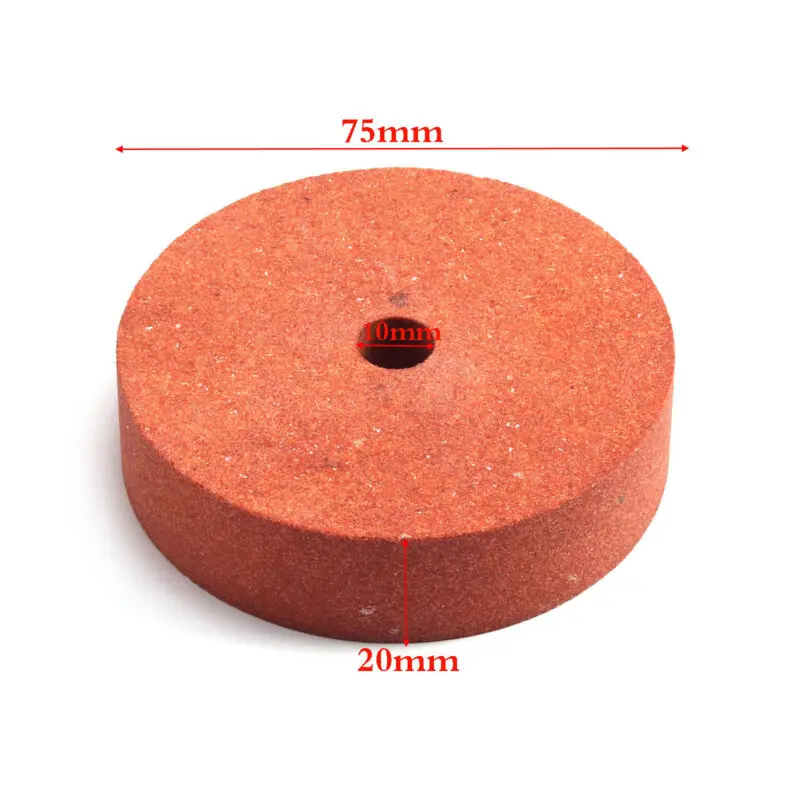 

Professional Grade 3 Inch Polishing Grinding Stone Wheel for Bench Grinders 80 Grit Long lasting Abrasion Resistance