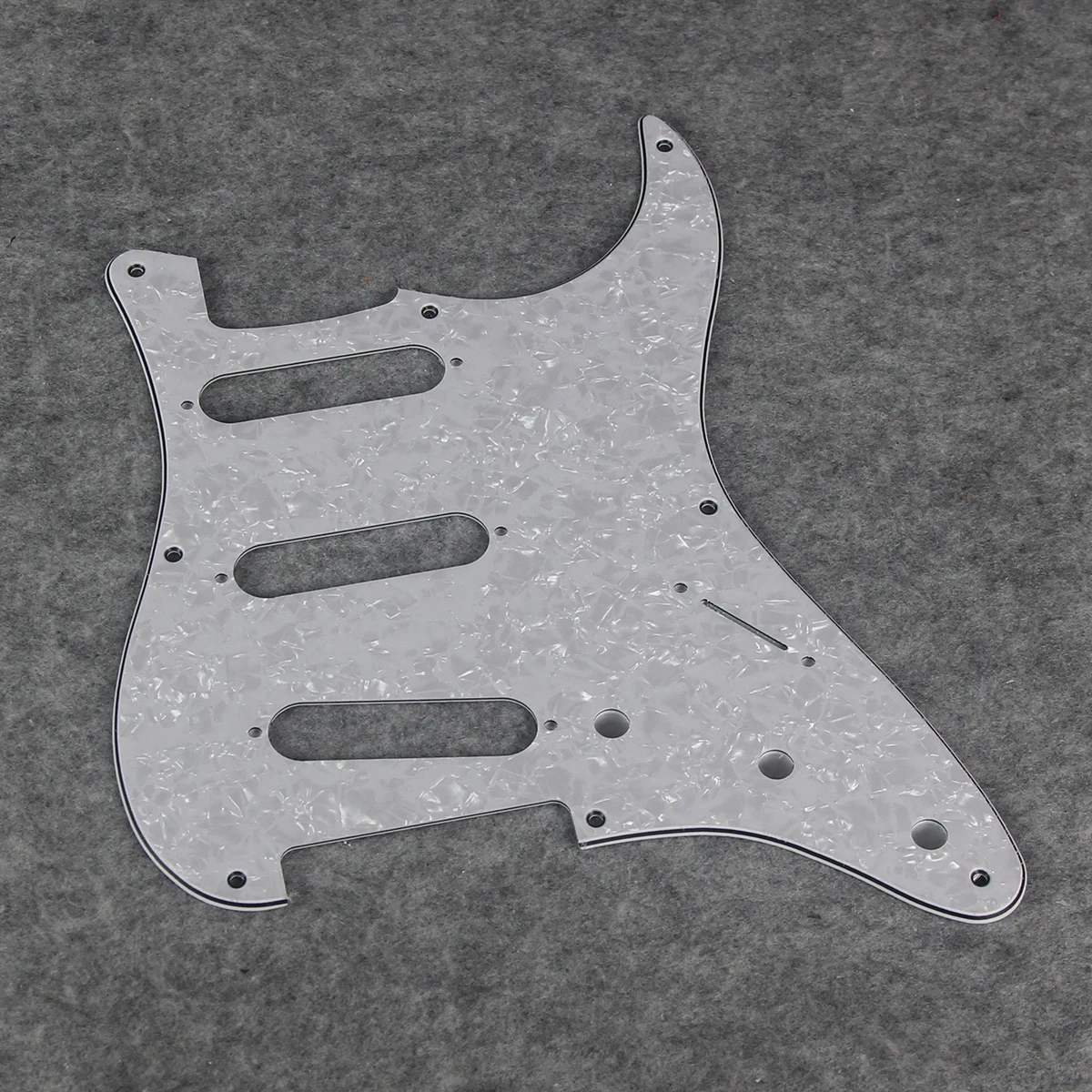 FLEOR Set of Vintage 8 Holes ST Pickguard SSS Guitar Back Plate & Screws for Electric Guitar Parts, 7 Colors Choose