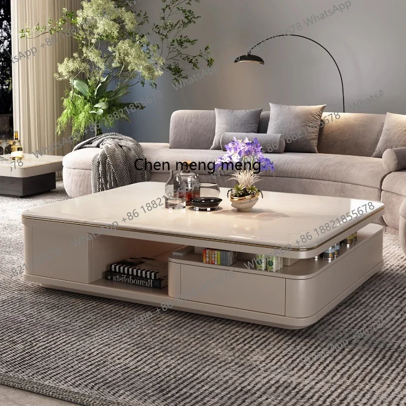 

Натуральная вилла, светлый роскошный журнальный столик, бытовой высококачественный мраморный роскошный дом, журнальный столик с дымовым порошком