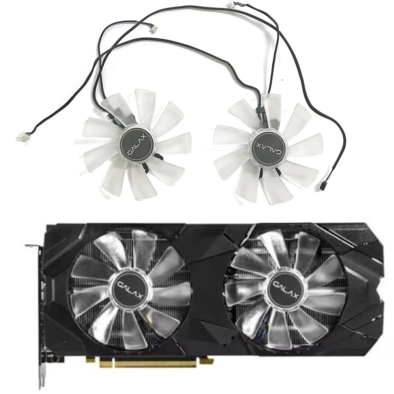 Brand new original 100MM 4PIN DC 12V RTX2080 2080S GPU fan for GALAX RTX2060S 2070 2080TI SUPER EX graphics card cooling