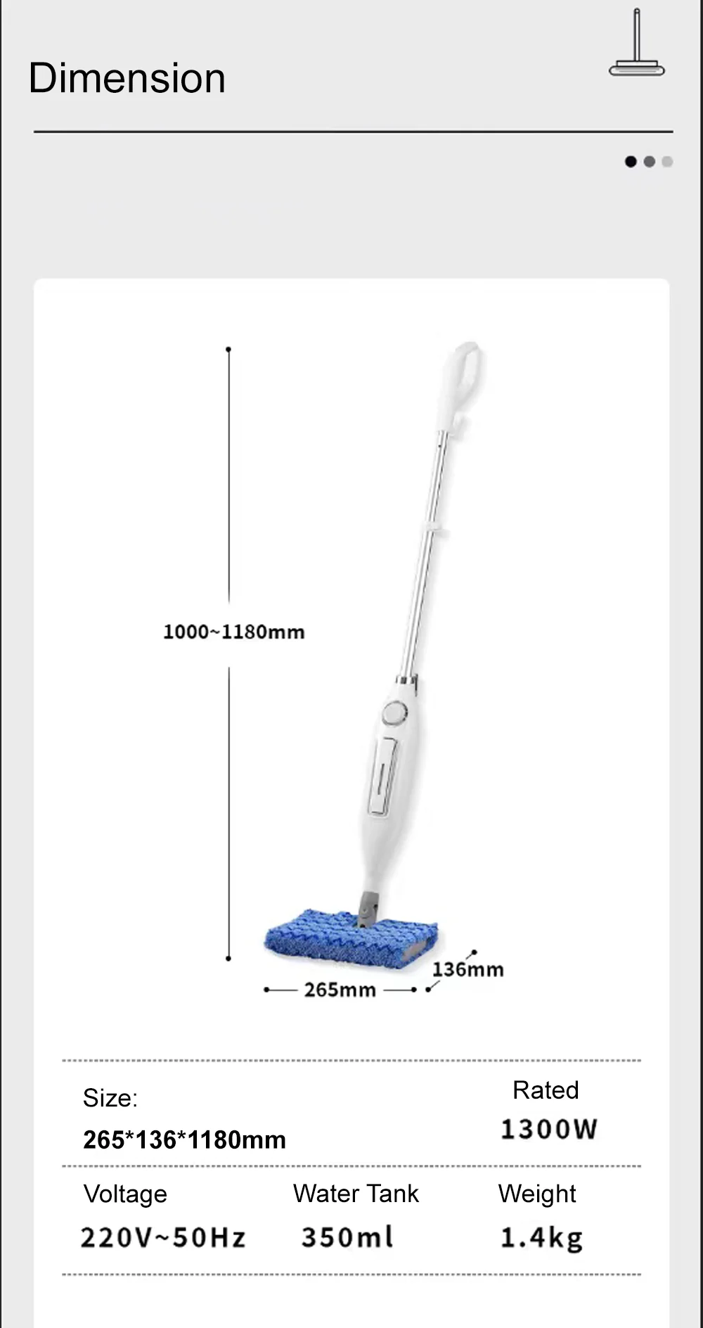 Mop, Scrub & Sanitize Electric Profession Steam Mop Vacuum Cleaner Cleaners with Water Spray for Hardwood Polish, Tilre Floor