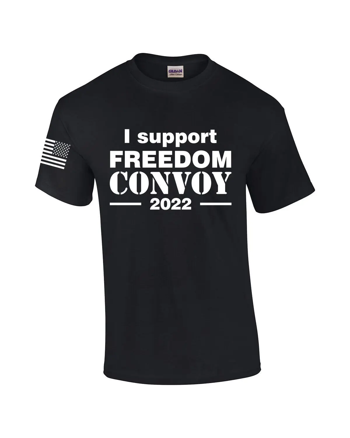 Truckers I Support Freedom Convoy 2022 Truck Drivers Men's  T shirt