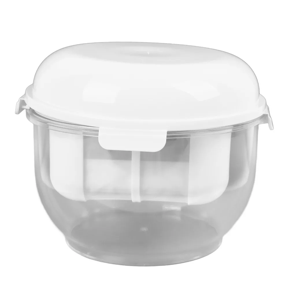 PP PS Stainless Steel Nylon Greek Yogurt Strainer Detachable White Greek Yogurt Filter Extra Large Capacity Ultra-Fine Mesh