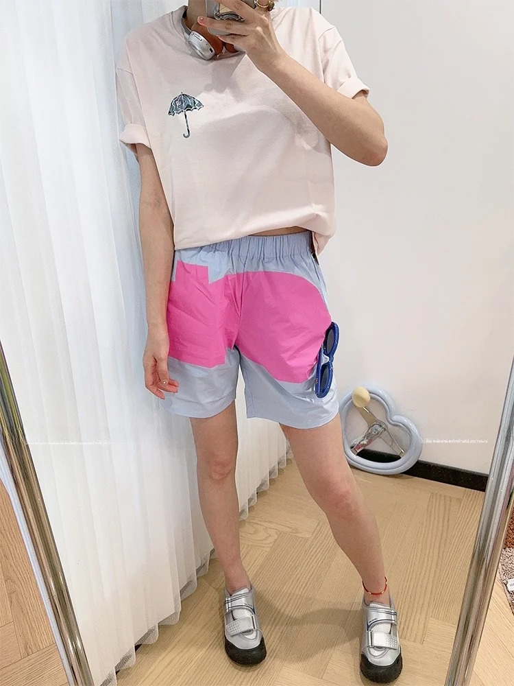 

Женские повседневные брюки с крупным принтом, весна-лето, новинка, офисный стиль, с логотипом, удобная посадка, модная повседневная одежда для женщин