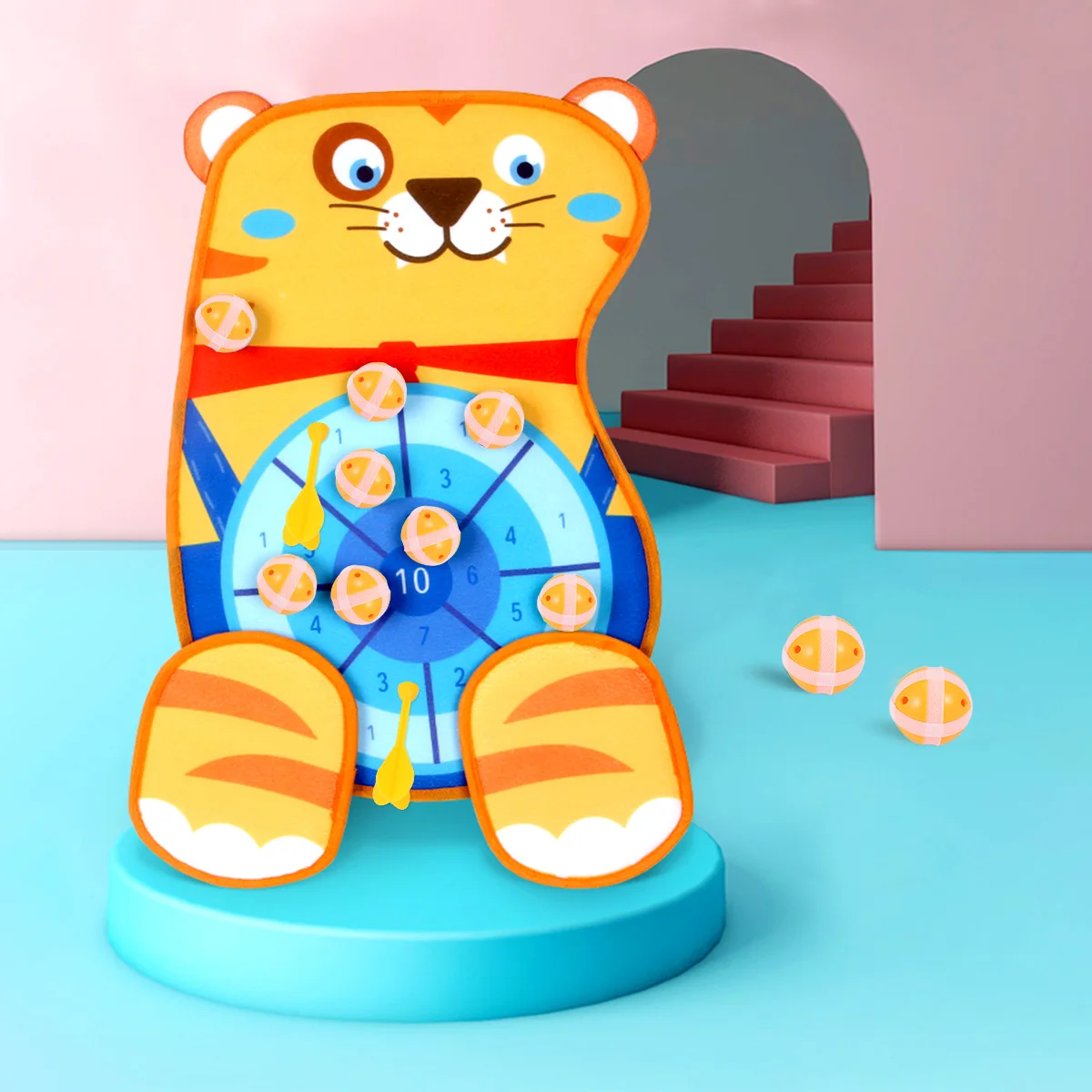 Dart Sticky Ball Set Spezielles Spielzeug Lernspielzeug Interaktive Versorgung