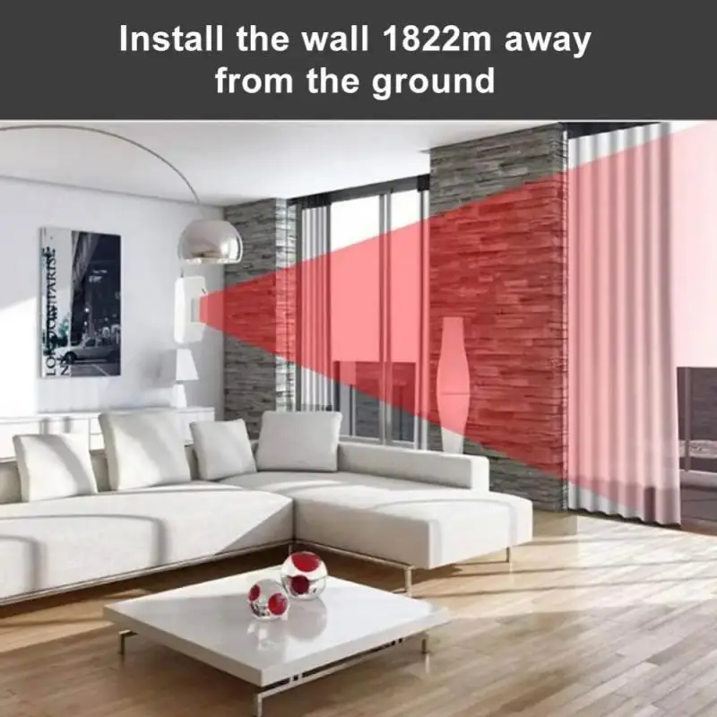 Wireless Intelligent PIR Motion Sensor Alarm Detector For GSM PSTN Home Burglar Alarm System Security Built-in Antenna