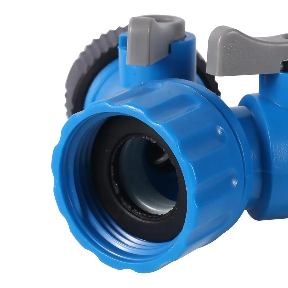 3/4 بوصة موضوع تحويلة صمام الاتصال السريع التحكم في التدفق موصل سريع Y-شكل تصميم الفاصل صمام إدارة المياه