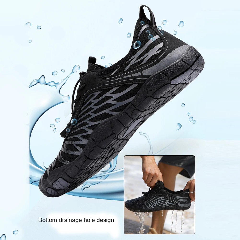 Sneaker da sub Sneaker da trampolino antiscivolo Scarpe da spiaggia per nuoto ad asciugatura rapida Forniture da esterno resistenti all'usura traspiranti per l'escursionismo sul lago