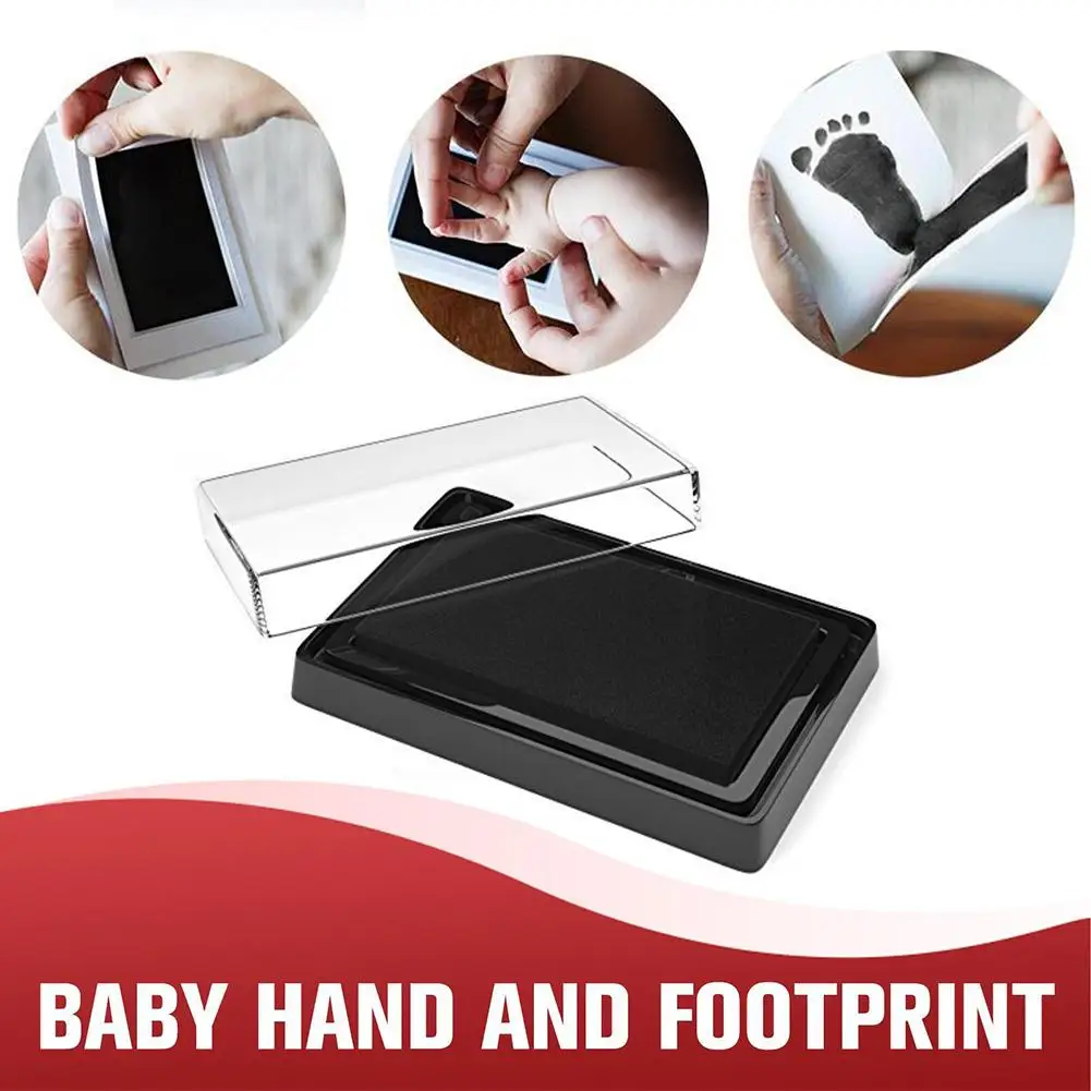 Baby DIY Hand Foot Print Maker Ink Pads Photo Frame Oil Handprint Record Growth Souvenir Printing Toddlers Children R2H2