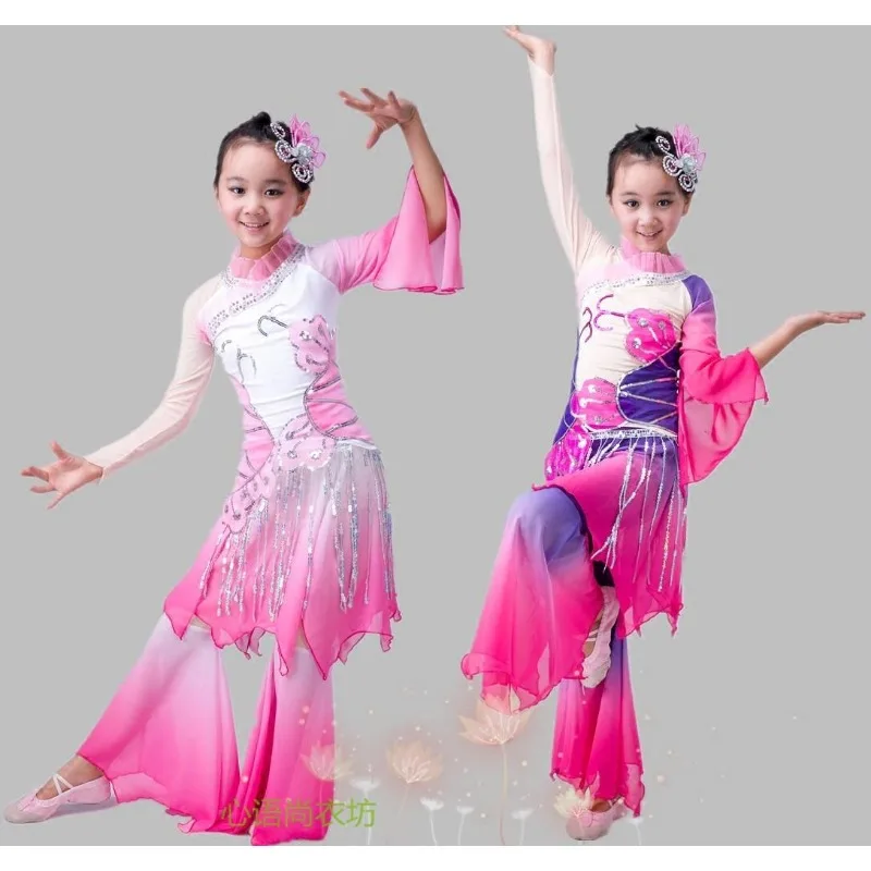 Klassische Performance-Kostüme, hochwertige Tanzbekleidung für Damen, Tanzprüfkostüm, taillierte und fließende Damenbekleidung