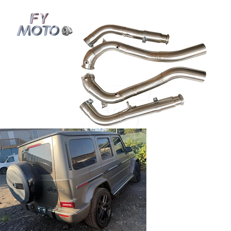 

Exhaust Downpipe For Mercedes Benz AMG G63 G500 G550 G-class W464 2018+ Long Wheel