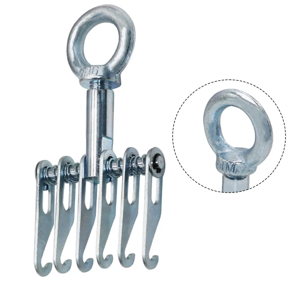 6Finger Car Body Dent Repair Claw Pull Hook With Lifting Rings For Slide Hammer Tool Car Sheet Metal Repair Tool