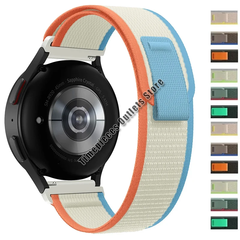 20mm 22mm Band For Samsung Galaxy Watch 4 40mm 44mm 6 Classic 43mm 47mm 5 Pro 45mm Nylon Coorea Bracelet HUAWEI Watch GT 2 Strap