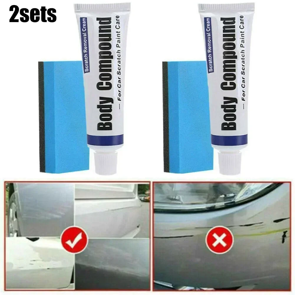 Scratch Remover Car Polishing Body Compound Paste Paint Repair Kit For White Car Car Scratch Repair Abrasive Polishing Abrasive