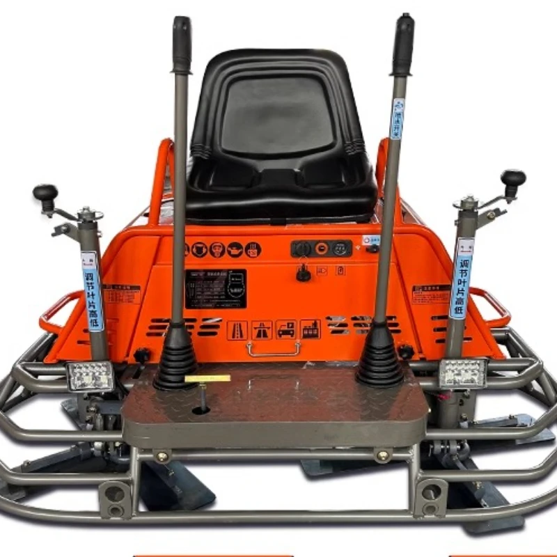 

Car-mounted polisher Concrete sitting cement road surface polisher Driving type gasoline double disc