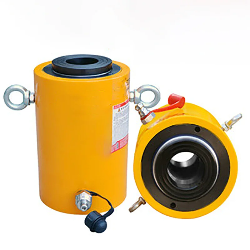 

RCH-1003 100T 76mm Hollow Hydraulic Jack One-way RCH Separate Hydraulic Hollow Cylinder body hight 306mm