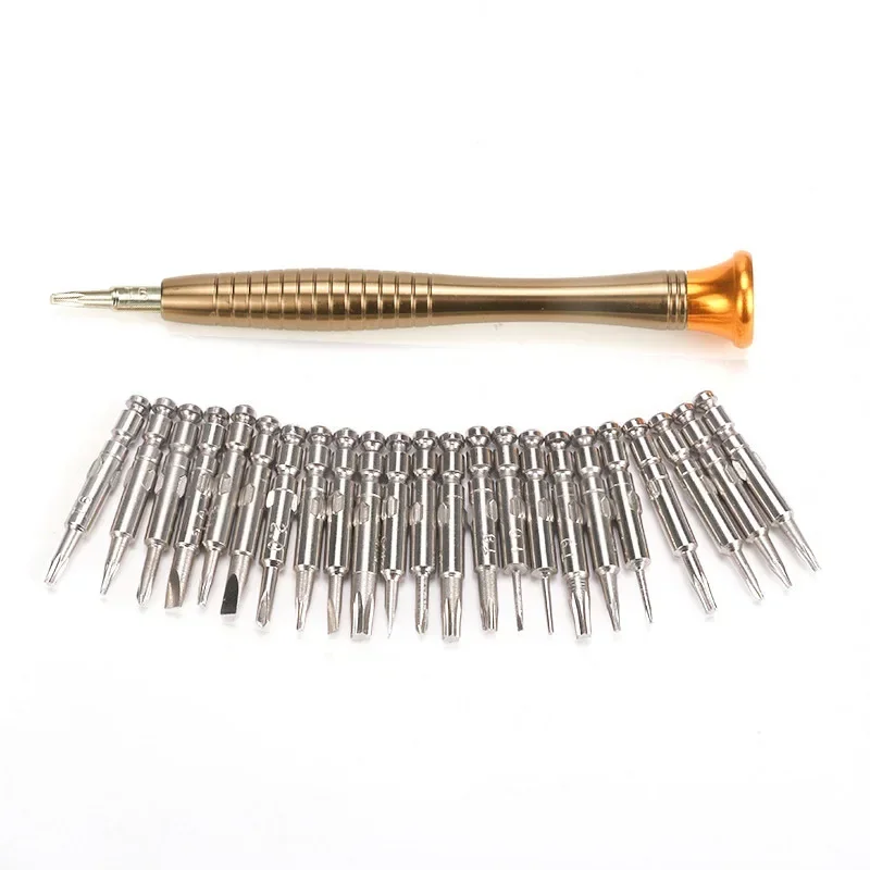 Mini Precision Screwdriver Set 25 in 1 Electronic Torx Screwdriver Opening Repair Tools Kit for iPhone Camera Watch Tablet PC