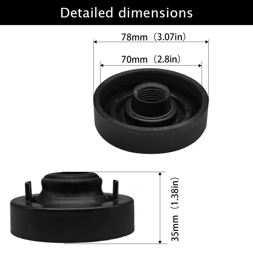 Durable 70mm H4 LED Headlight Dust Waterproof Cover Protective Seal Cap For H4 LED Headlamp Modification Repair Accessory