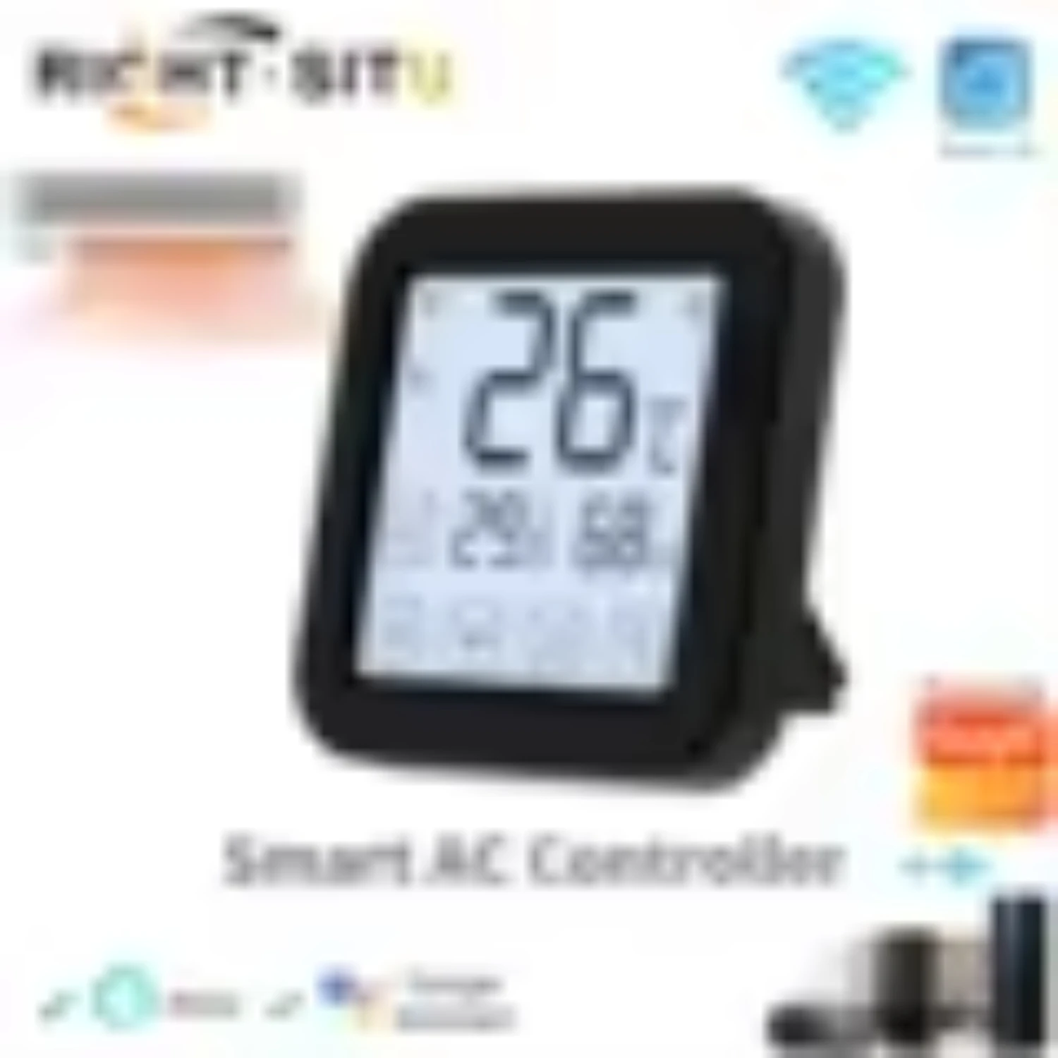 WiFi AC Thermostat  AC Remote Control Smart Life Temperature Thremostat Built-in Temperature Humidity Sensor