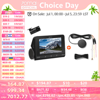 70mai 4K Dash Cam A810 Front Rear Set with 4G Module UP04 Remote Control GPS ADAS 70mai Car DVR A810 HDR 60FPS 24H Parking Mode